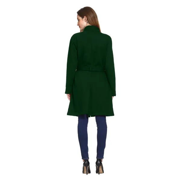 Bottle_Green_Longline_Coat_for_Women
