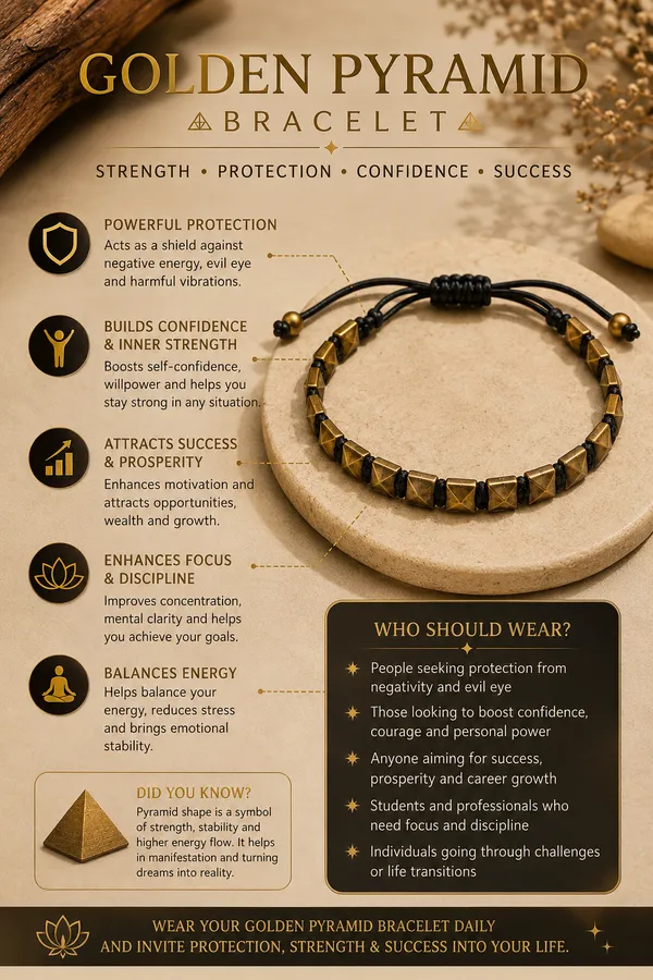 Golden_Pyramid_Energy_Bracelet