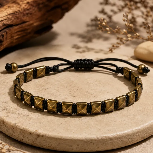 Golden_Pyramid_Energy_Bracelet