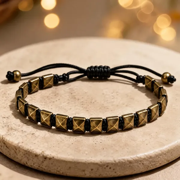 Golden_Pyramid_Energy_Bracelet