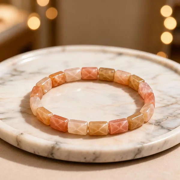 Sunstone_Pyramid_Bracelet