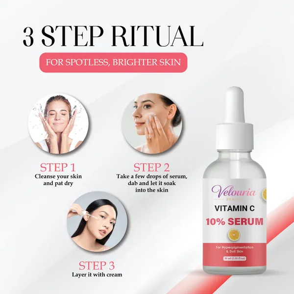 Velouria_Beauty_Vitamin_C_10_Serum_Dull_Skin_Blemish_Reduction_Unscented_30_Ml