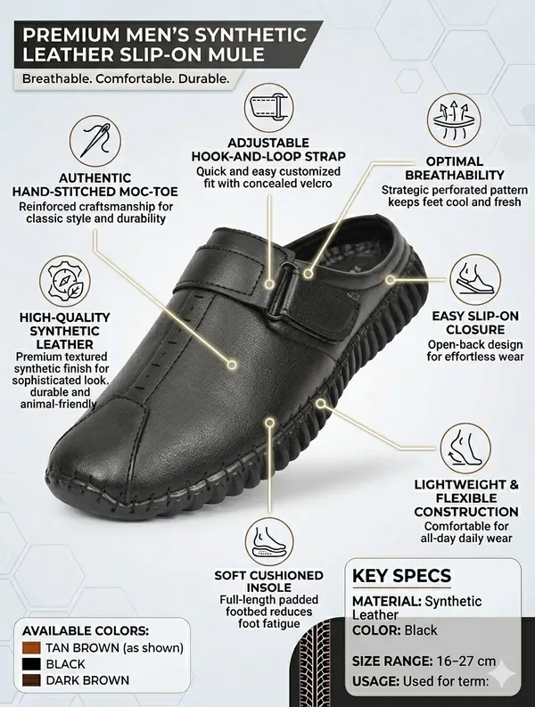 Black_Synthetic_Leather_Casual_Sandal_For_Men