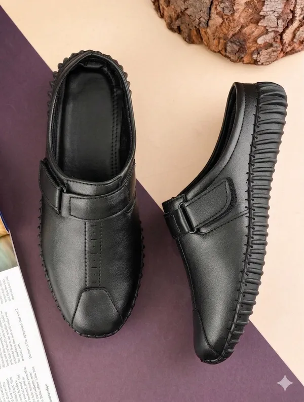 Black_Synthetic_Leather_Casual_Sandal_For_Men