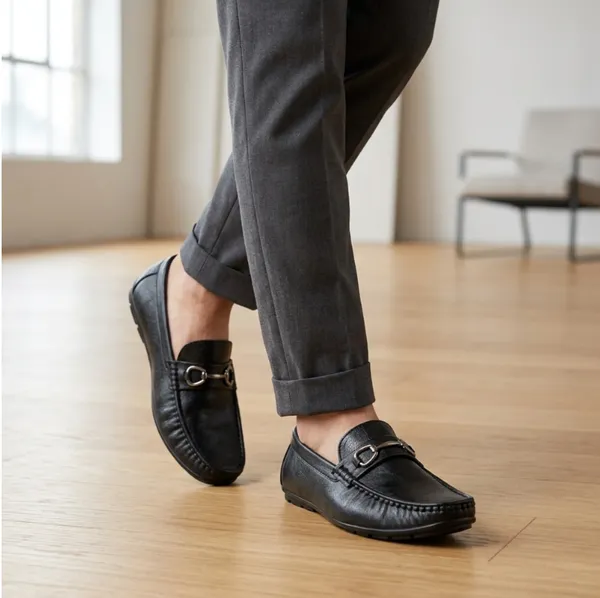 FreeMo_Men's_Premium_Black_Horsebit_Casual_Loafers