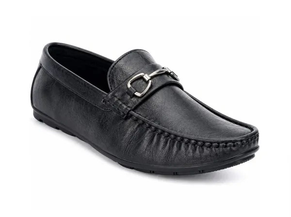 FreeMo_Men's_Premium_Black_Horsebit_Casual_Loafers