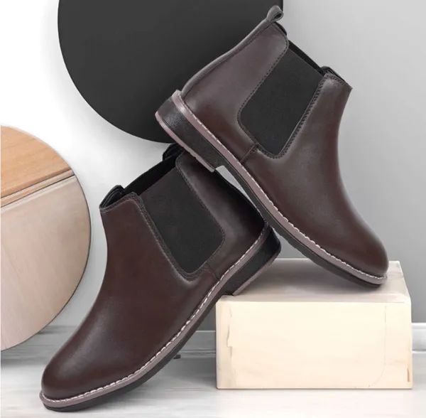 Brown_Synthetic_Leather_Chelsea_Boots_For_Men