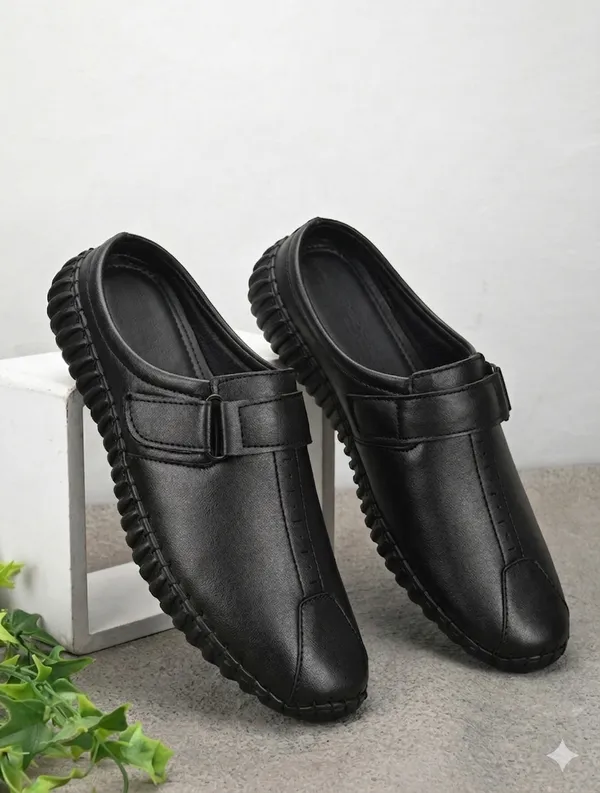 Black_Synthetic_Leather_Casual_Sandal_For_Men