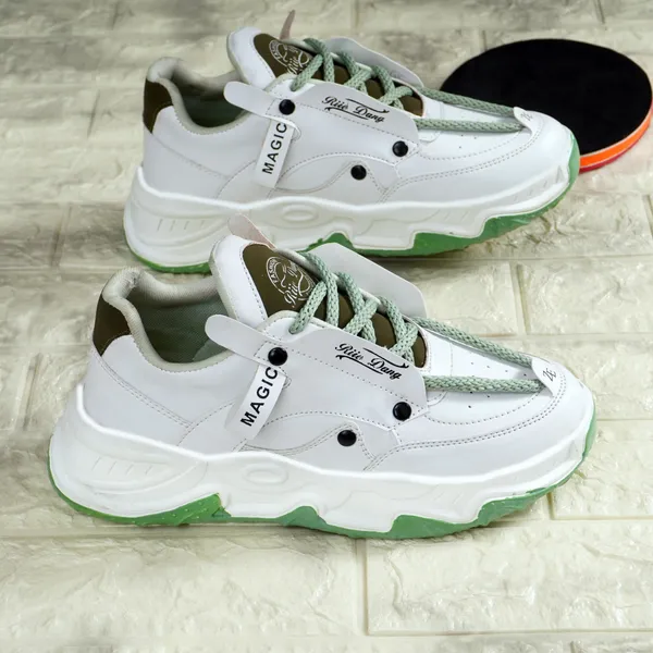 White_Synthetic_Leather_Lace-Up_Casual_Shoes_For_Men