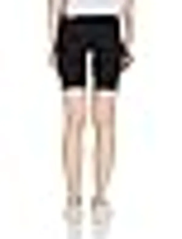 Flur_olid_Black_White_100_Cotton_Cycling_hort_For_Women_Underkirt_Pack_Of_2