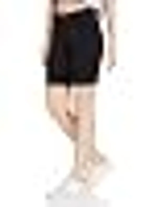 Flur_olid_Black_White_100_Cotton_Cycling_hort_For_Women_Underkirt_Pack_Of_2