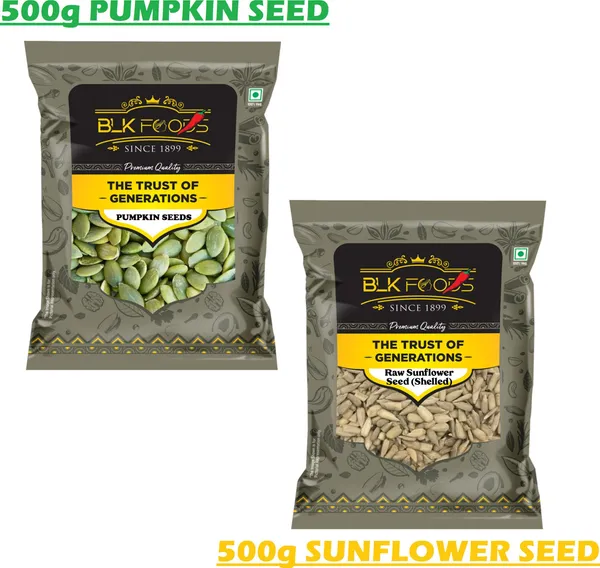 BLK_FOODS_Combo_For_Eating_Pumpkin_Seeds,_Sunflower_Seeds_(2_x_500_g)