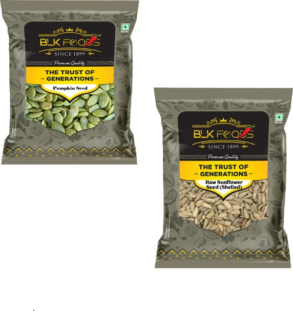 BLK_FOODS_Combo_For_Eating_Pumpkin_Seeds,_Sunflower_Seeds_(2_x_200_g)