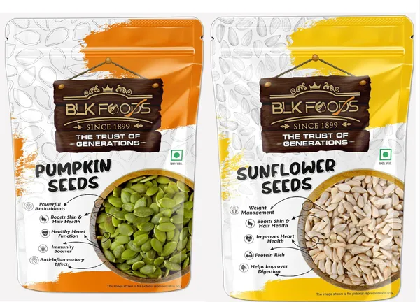BLK_FOODS_Combo_For_Eating_Pumpkin_Seeds,_Sunflower_Seeds_(2_x_250_g)