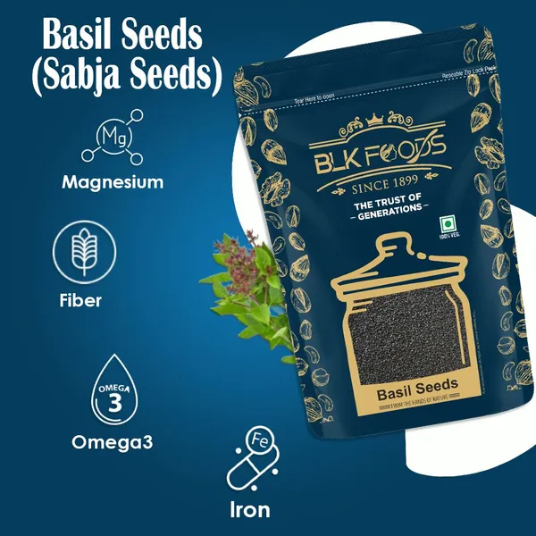 BLK_FOODS_Basil_Seeds_for_eating_1kg_|Sabja_|Tukhmariya_Weight_loss_|Rich_in_Zinc_&Fiber_Basil_Seeds_(1000_g)