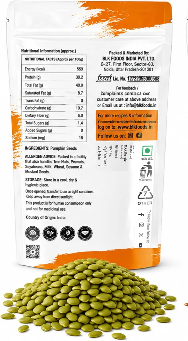 BLK_FOODS_Pumpkin_Seeds_for_Eating_250g_|_Pumpkin_Seeds_(250_g)