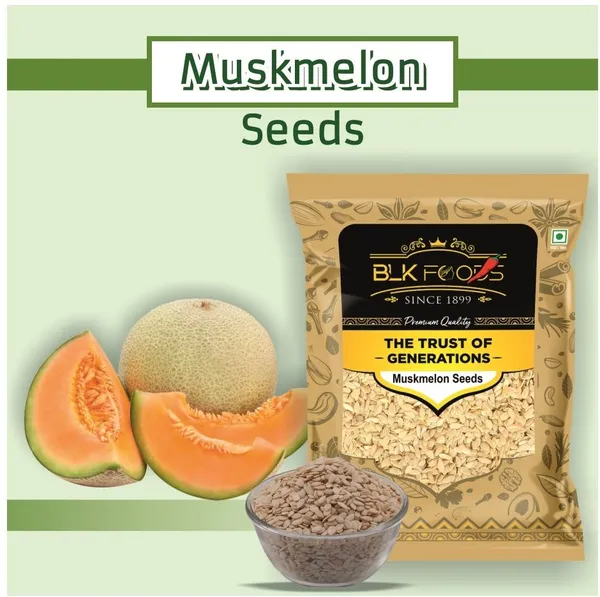 BLK_FOODS_Muskmelon_Seeds_1000g_(Kharbooja_migi)|_Protein_Rich_Edible_Seeds_for_eating_Muskmelon_Seeds_(1_kg)