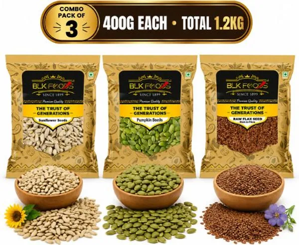 BLK_FOODS_BLK_Foods_Premium_Quality_Seeds_Sunflower_Seeds,_Pumpkin_Seeds,_Brown_Flax_Seeds_(3_x_0.4_kg)