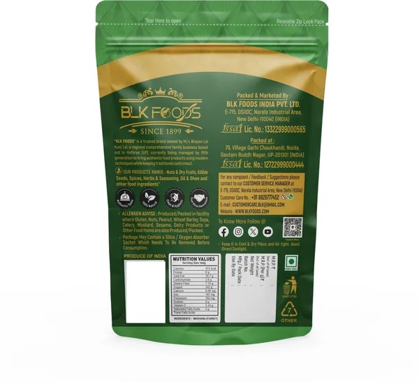 BLK_FOODS_Makhana_200g_|_Dry_fruits_|Rich_in_Calcium_Fox_Nut_(1_x_200_g)