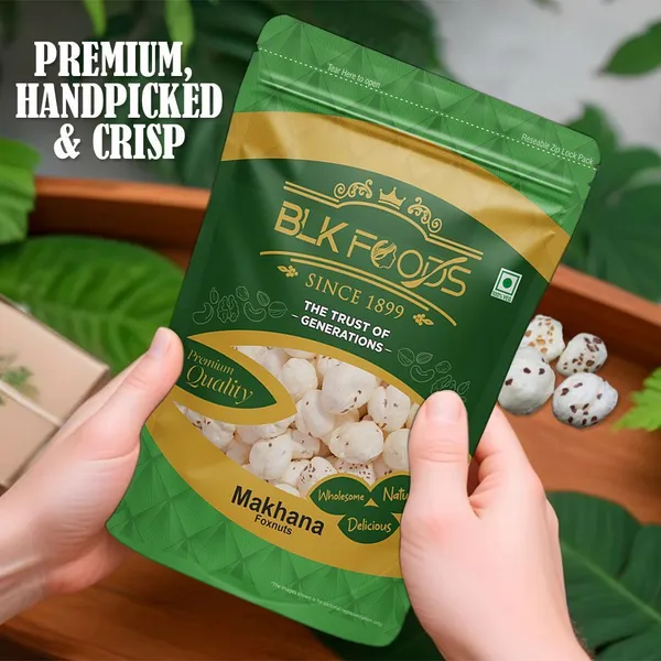 BLK_FOODS_Makhana_200g_|_Dry_fruits_|Rich_in_Calcium_Fox_Nut_(1_x_200_g)