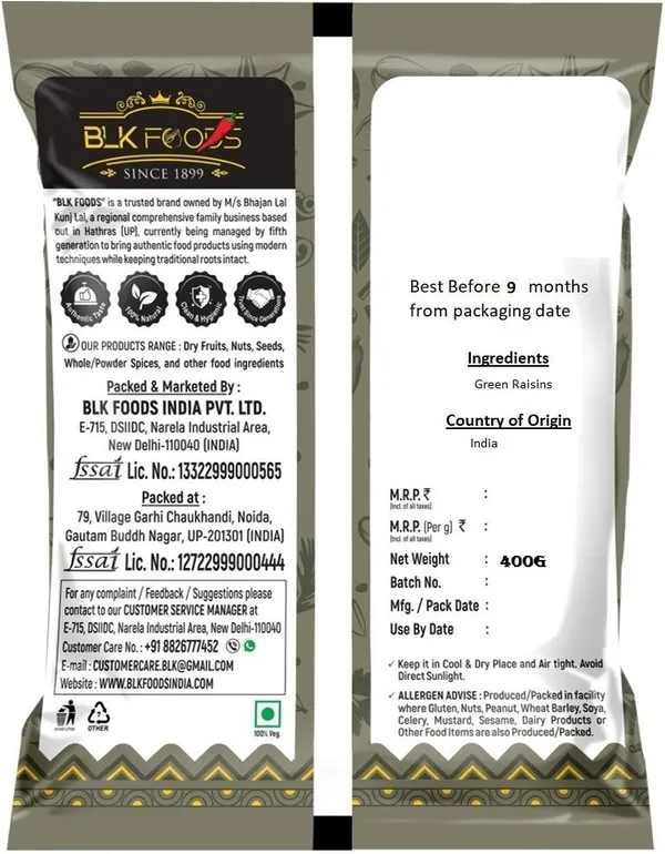 BLK_FOODS_Select_Regular_Kishmis_|_Dry_fruits_Raisins_(1_x_400_g)