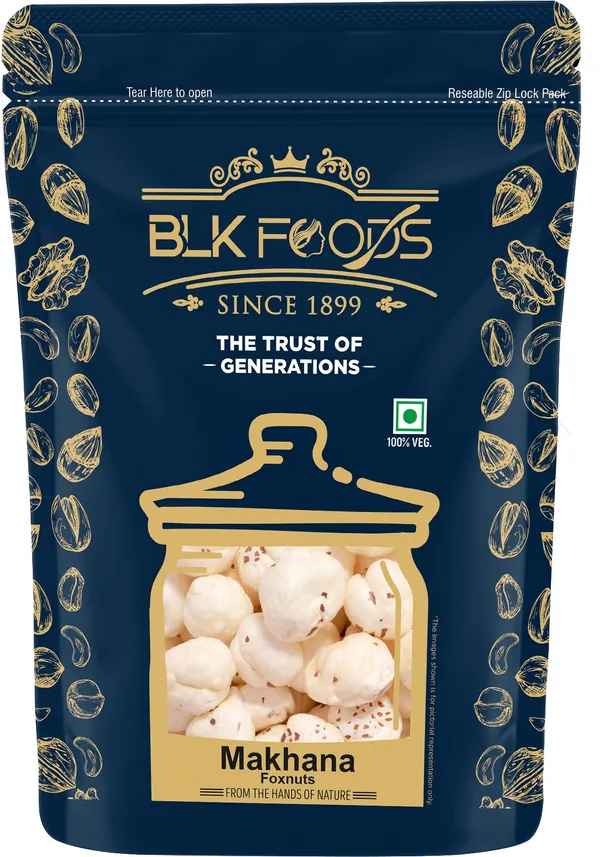 BLK_FOODS_Small_Size_Makhana|_4_suta|_Best_for_Vrat_Kheer,_Fasting_namkeen|Healthy_Drinks_Fox_Nut_(1_x_250_g)