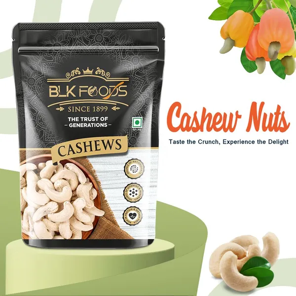 BLK_FOODS_Premium_Whole_Cashew_Nuts_Plain_(100%_Crunchy_Kaju)_Cashews_(1_x_250_g)