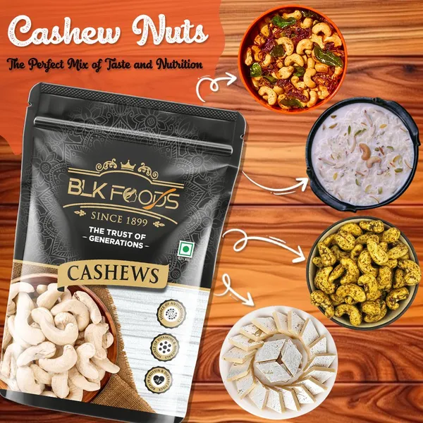 BLK_FOODS_Select_California_Almond_&_Cashew_(250g_X_2)_|_Dry_Fruits_Combo_Pack-_Cashews,_Almonds_(2_x_250_g)