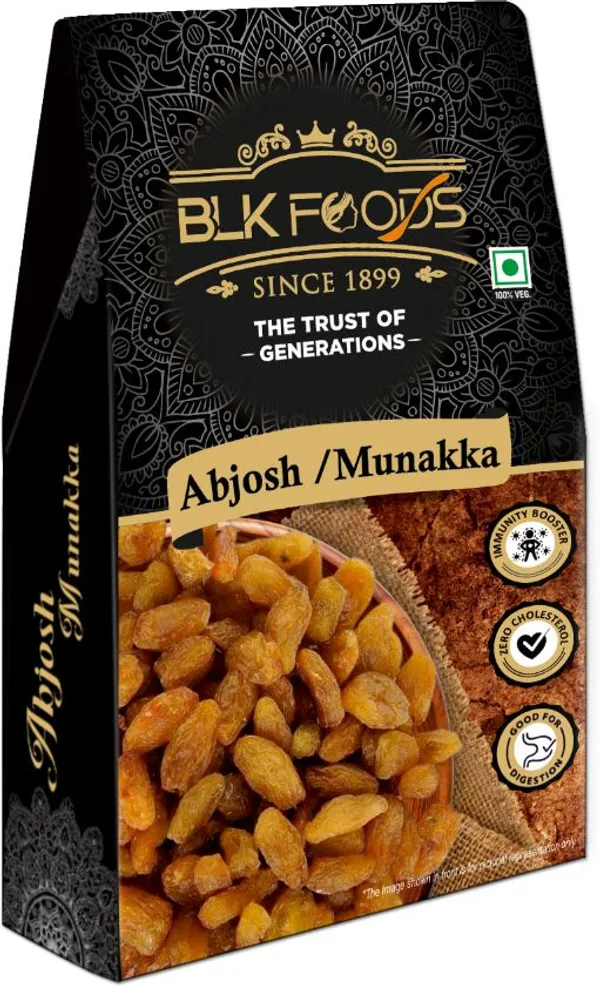 BLK_FOODS_Munnaka_(with_seed)_250g_|_Abjosh_Raisins_(1_x_250_g)
