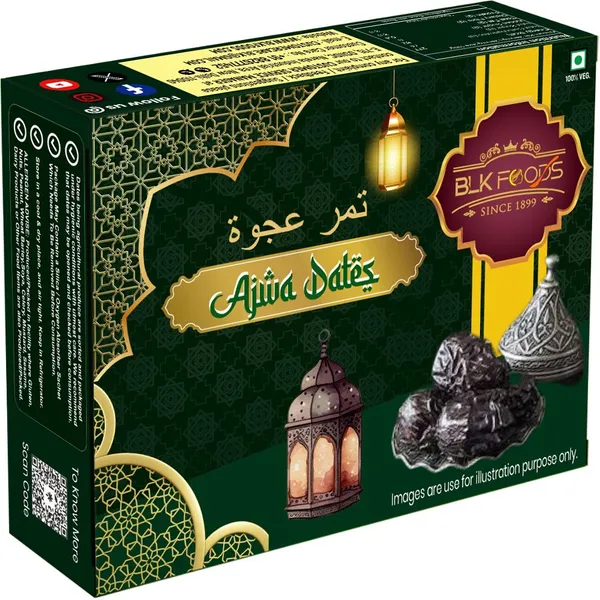 BLK_FOODS_Ajwa_Dates_400g_|_Khajoor_|_Khajur_Dry_Fruits_|_Sweet_&_Nutrient_Rich_Dates_(1_x_400_g)
