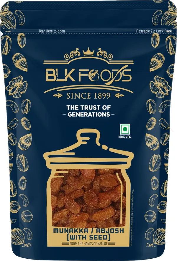 BLK_FOODS_Munnaka_(with_seeds)_1kg_|_Dry_fruits_Abjosh_Raisins_(1_x_1_kg)