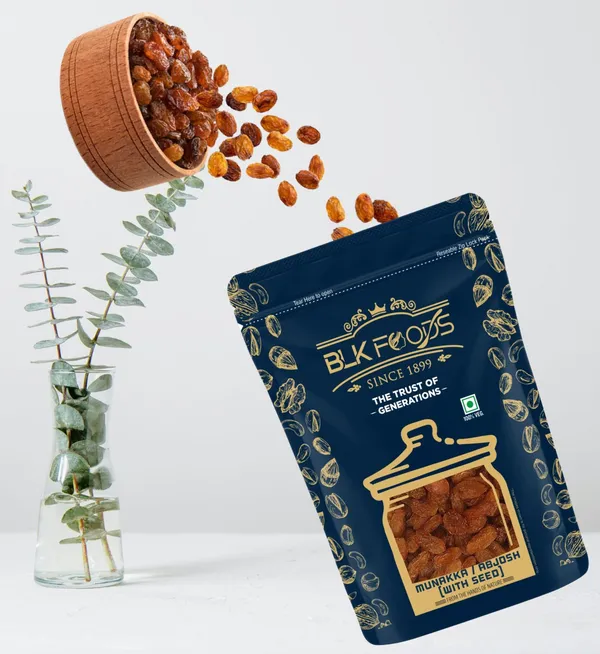 BLK_FOODS_Munnaka_(with_seeds)_1kg_|_Dry_fruits_Abjosh_Raisins_(1_x_1_kg)