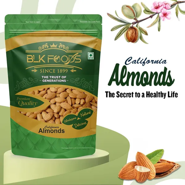 BLK_FOODS_1.5Kg_Natural_California_Badam_giri_|_Dry_Fruits_Almonds_(1_x_1500_g)