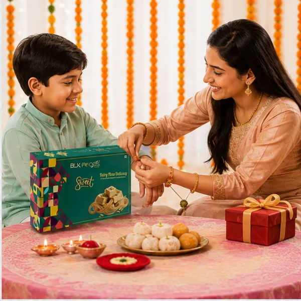 BLK_FOODS_Premium_Elaichi_Soan_Papdi_|_Soft_&_Flaky_Indian_Sweet_|_1Kg_Patisa_Gift_Box_(2_x_0.5_kg)