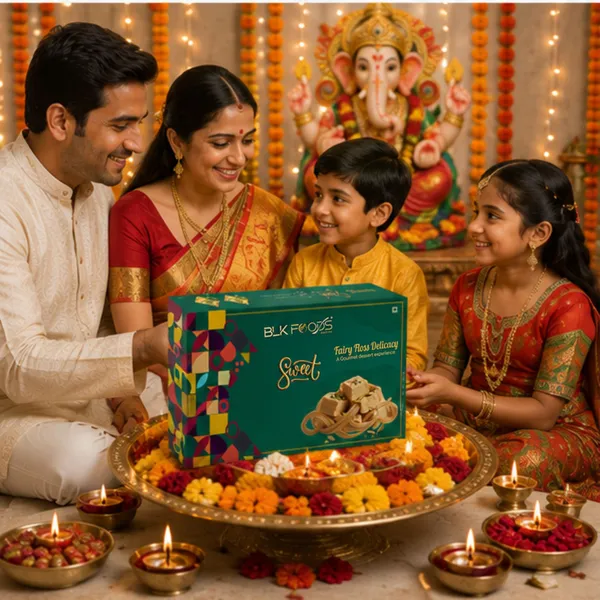 BLK_FOODS_Premium_Elaichi_Soan_Papdi_|_Soft_&_Flaky_Indian_Sweet_|_1Kg_Patisa_Gift_Box_(2_x_0.5_kg)