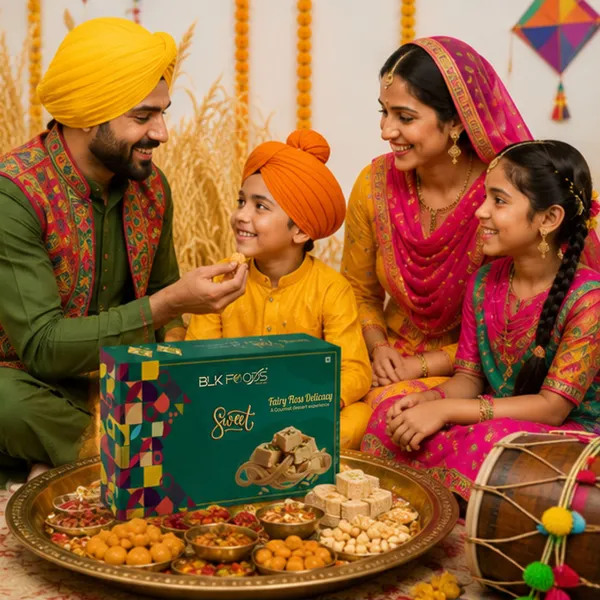 BLK_FOODS_Premium_Elaichi_Soan_Papdi_|_Soft_&_Flaky_Indian_Sweet_|_1Kg_Patisa_Gift_Box_(2_x_0.5_kg)