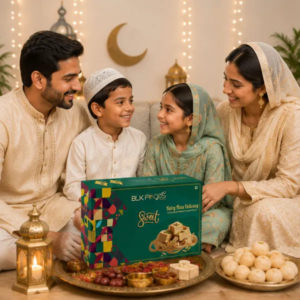 BLK_FOODS_Premium_Elaichi_Soan_Papdi_|_Soft_&_Flaky_Indian_Sweet_|_1Kg_Patisa_Gift_Box_(2_x_0.5_kg)