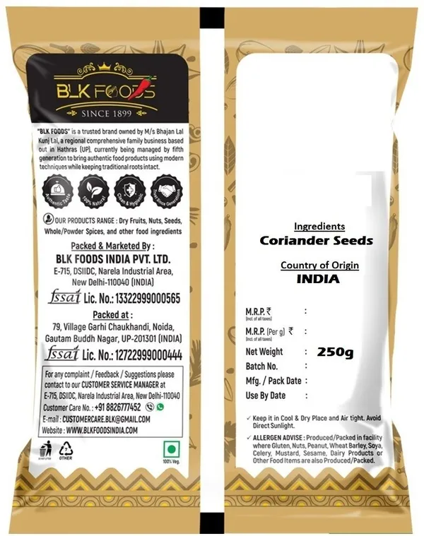 BLK_FOODS_Select_Coriander_Whole_(Dhaniya_Sabut)_(250_g)