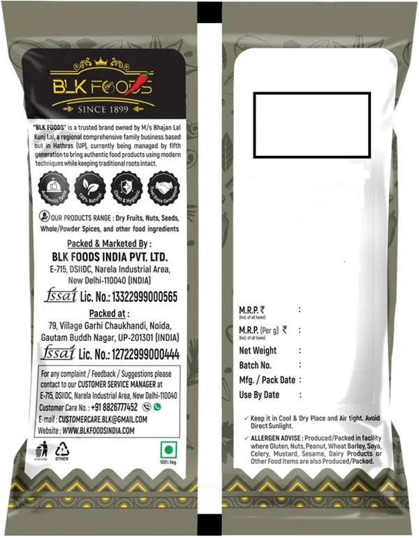 BLK_FOODS_Elaichi_Tea_Blended_with_100%_Natural_Ground_500g_|_Cardamom_Chai_|_Tea_Blend_Pouch_(500_g)