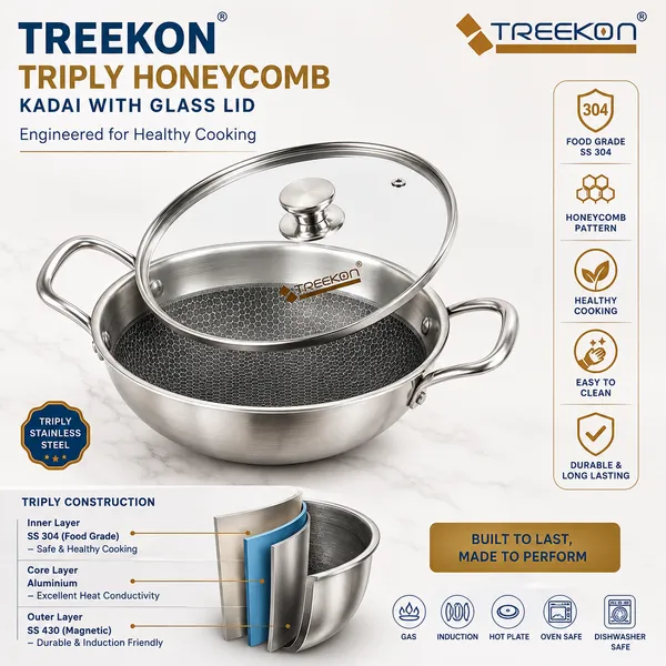 Treekon_triply_honey_comb_non-stick_kadai