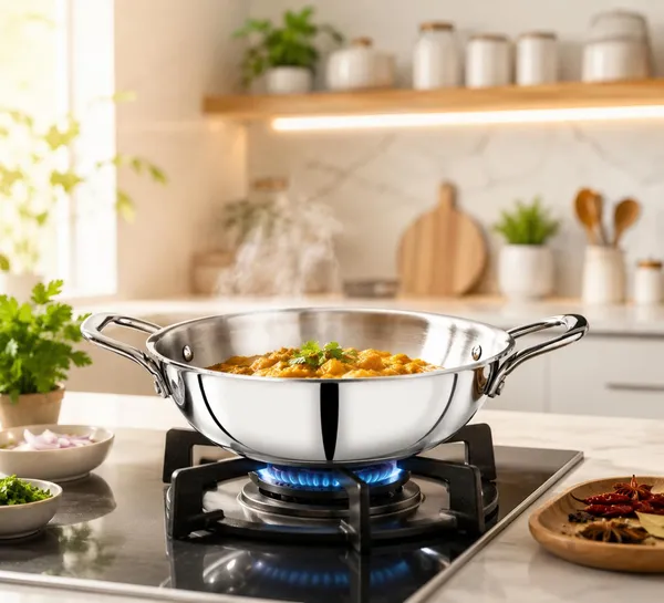 TREEKON_TRIPLY_KADAI_WITH_STAINLESS_STEEL_LID_16_CM_