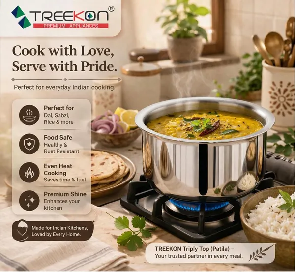 TREEKON_TRIPLY_TOP/PATILA_WITH_STAINLESS_STEEL_LID
