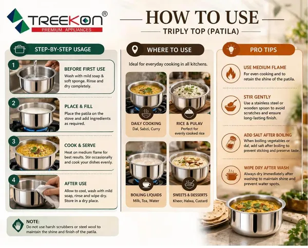 TREEKON_TRIPLY_TOP/PATILA_WITH_STAINLESS_STEEL_LID