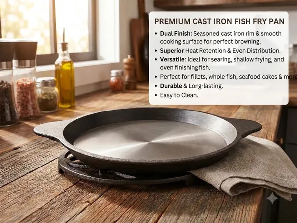 TREEKON_SEASONED_CAST_IRON_FISH_FRY_PAN