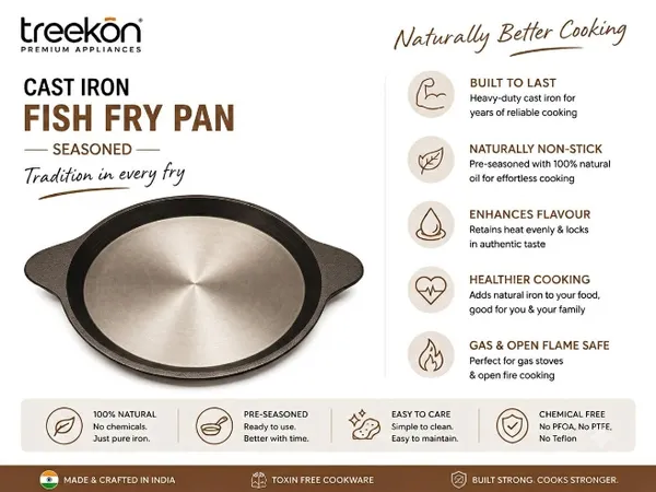 TREEKON_SEASONED_CAST_IRON_FISH_FRY_PAN