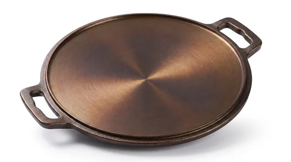 TREEKON_SEASONED_CAST_IRON_DOUBLE_HANDLE_DOSA_TAWA