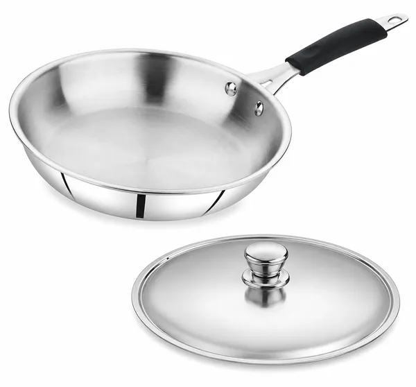 TREEKON_TRIPLY_FRY_PAN_WITH_STAINLESS_STEEL_LID