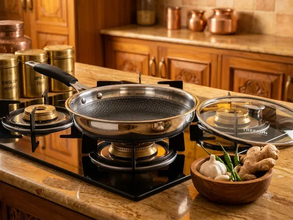 TREEKON_TRIPLY_HONEY_COMB_NON-STICK_FRY_PAN_