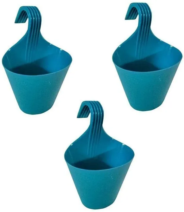 8_Inch_Multicolor_Hanging_Planters_with_Hooks_Pack_of_5_Plant_Container_Set_(Pack_of_5,_Plastic)