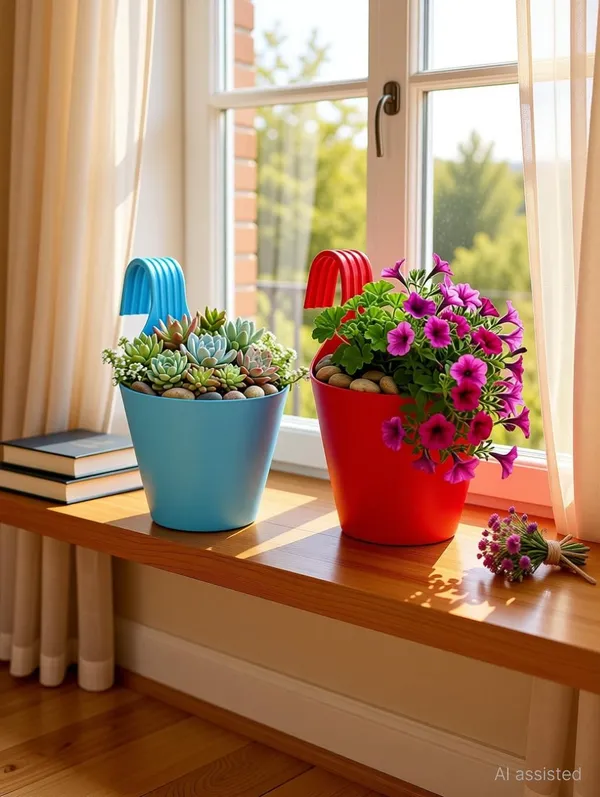 Vealcia__Hanging_Flower_Pots_Pack_Of_2_Indoor_Outdoor_Balcony_Planters_Plant_Container_Set_(Pack_Of_2,_Plastic)